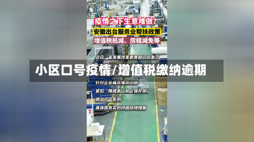 小区口号疫情/增值税缴纳逾期-第3张图片