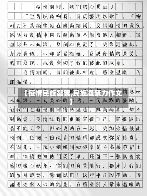 【疫情民族凝聚,民族凝聚力作文】-第3张图片