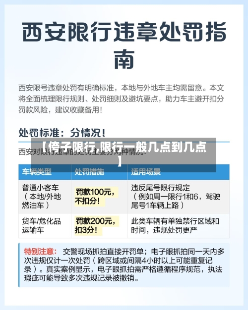 【侉子限行,限行一般几点到几点】-第2张图片