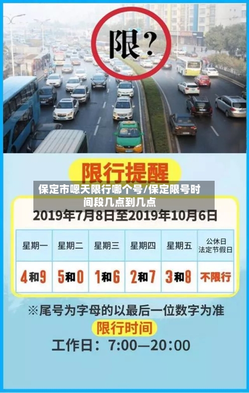 保定市嗯天限行哪个号/保定限号时间段几点到几点-第2张图片