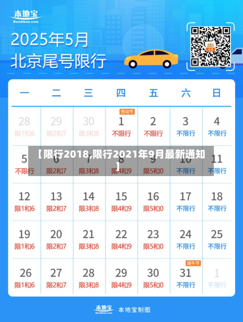 【限行2018,限行2021年9月最新通知】-第2张图片