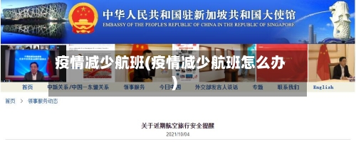 疫情减少航班(疫情减少航班怎么办)
